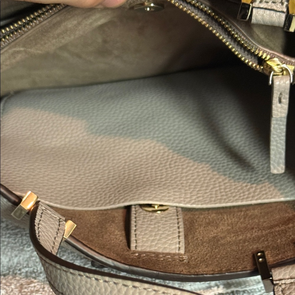 Kate Spade Gray Shoulder Bag with Bow Accent - Picture 7 of 10